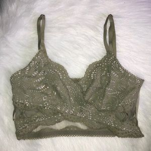 Olive Green Bralette Victoria Secret